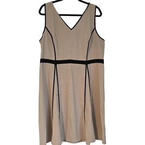Rickies Sleeveless Dress Sheath Fit‎ & Flare Career Work Office Casual